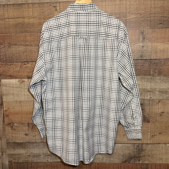 🌻 Pendleton Men’s Shirt size Large Brown Tan Plaid Cotton Button Up Long Sleeve* - Picture 2 of 9